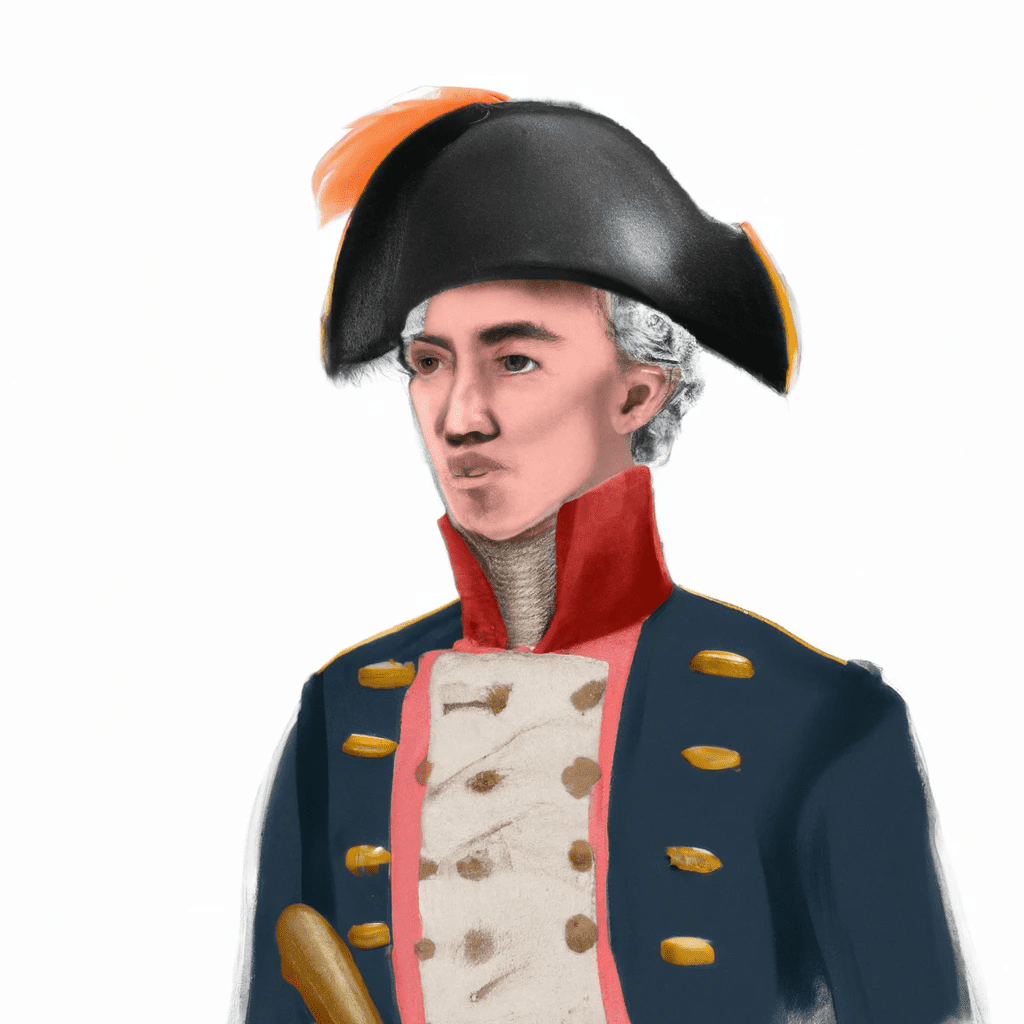 French Colonial Soldier in digital art form